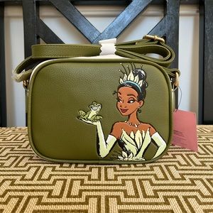 SOLD- Danielle Nicole Disney Princess and the Frog Tiana Crossbody Purse Bag